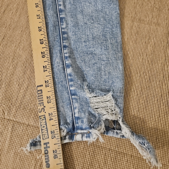 American Eagle Outfitters Super Hi Rise Jegging destroyed next level strecth 12S - Picture 11 of 16
